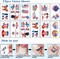 86PCS 4th of July Party Favors – Glasses, Necklaces, Flags, Blowouts & Tattoos